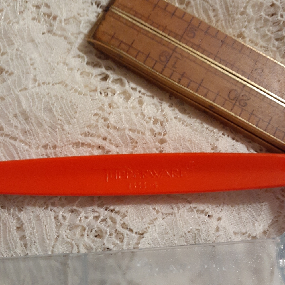 Vintage Tupperware Olive Spoon Fork, Melon Baller - Picture 2 of 9